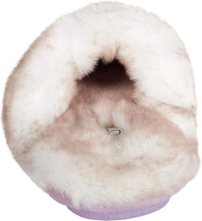 Indulge in Ultimate Comfort with Jessica Simpson's Faux Fur Memory Foam Slippers - Cozy, Stylish, and Slip-Resistant!